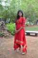 Actress Heebah Patel Red Kurti Dress Photos @ Vinnaithaandi Vantha Angel Audio Release