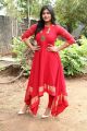 Tamil Actress Heebah Patel Red Kurti Dress Photos