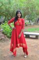 Tamil Actress Heebah Patel Red Kurti Dress Photos