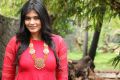 Actress Heebah Patel in Red Kurti Dress Photos