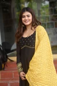 Actress Hebah Patel Stills @ Odela Railway Station Movie Press Meet