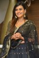 Actress Hebah Patel Pics in Black Embellished Lehenga Dress