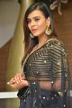 24 Kisses Actress Hebah Patel Pics in Black Embellished Lehenga Dress