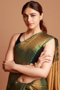 Actress Heer Achhra Saree Photoshoot Stills