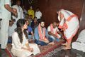 Anupama, Ram, Trinadha Rao @ Hello Guru Prema Kosame Team @ Vijayawada Kanaka Durga Temple