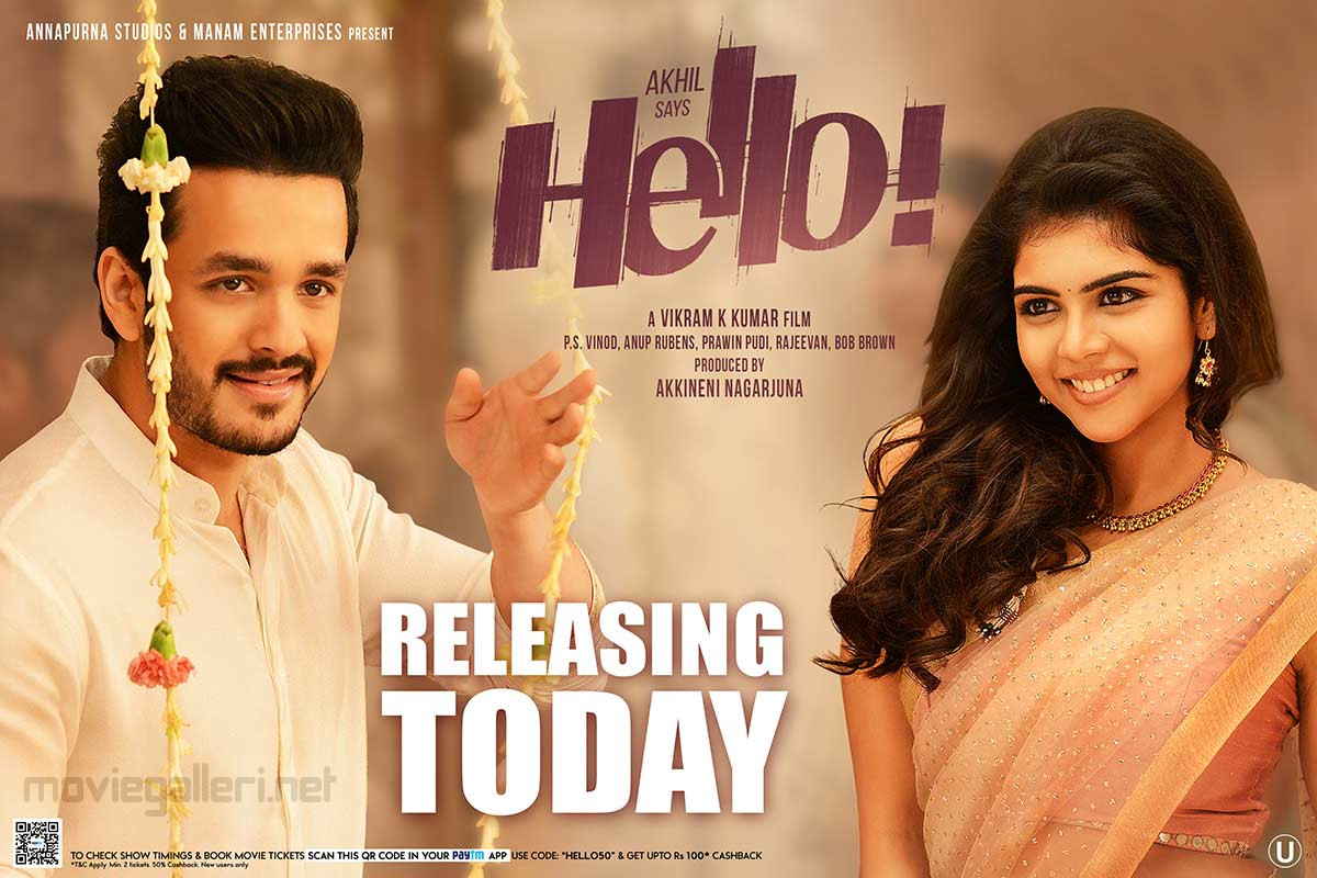 Hello Movie Releasing Today Posters | New Movie Posters