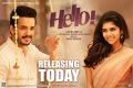 Akhil Kalyani Priyadarshan Hello Movie Releasing Today Posters