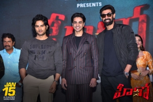 Sudheer Babu, Ashok Galla, Rana Daggubati @ Hero Movie Pre-Release Event Stills