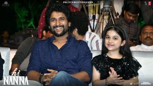 Nani, Baby Kiara @ Hi Nanna Movie Blockbuster Celebrations Stills