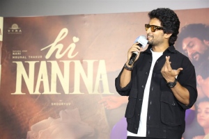 Actor Nani @ Hi Nanna Movie Trailer Launch Stills
