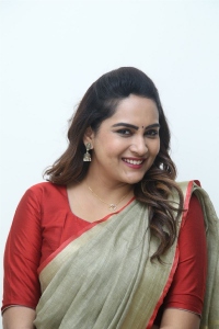 Actress Himaja Saree Photos @ Maya Petika Unboxing Event