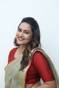 Actress Himaja Saree Photos @ Maya Petika Unboxing Event