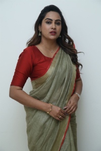 Actress Himaja Saree Photos @ Maya Petika Unboxing Event