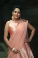 Actress Himaja Stills in Peach Color Dress