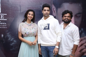 Meenakshi Chaudhary, Adivi Sesh, Sailesh Kolanu @ Hit 2 Movie Press Meet Vizag Photos