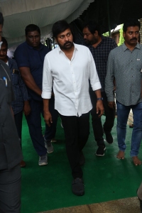 Chiranjeevi pay homage to Krishnam Raju Photos