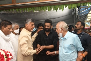 N. Chandrababu Naidu, Krishna pay homage to Krishnam Raju Photos