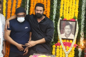 Prabhas pay homage to Krishnam Raju Photos