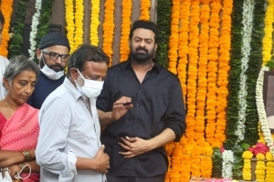 Sai Korrapati pay homage to Krishnam Raju Photos