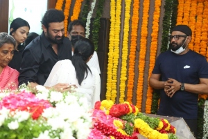 Celebs pay homage to Krishnam Raju Photos