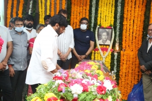 Chiranjeevi pay homage to Krishnam Raju Photos