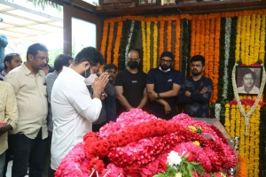 Jr NTR pay homage to Krishnam Raju Photos