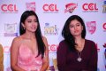 Shriya, Poonam Bajwa @ CCL Press Meet Stills