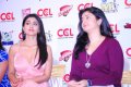 Shriya, Poonam Bajwa @ CCL Press Meet Stills