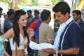 Actress Amy Jackson & Director Shankar @ I Movie Location