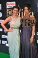 Nikki Galrani & Sanjana @ IIFA Utsavam 2017 Green Carpet (Day 1) Photos