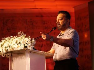 Kamal Haasan @ Ilayaraja Biopic Movie Launch Event Stills