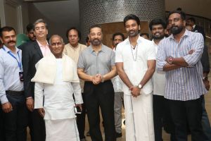 Ilaiyaraaja, Kamal Haasan, Dhanush, Arun Matheswaran @ Ilayaraja Biopic Movie Launch Event Stills