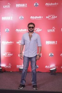 Bobby Simha @ Indian 2 Movie Press Meet Stills