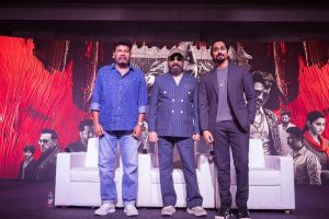 Shankar, Kamal Haasan, Siddharth @ Indian 2 Movie Team Meet Photos