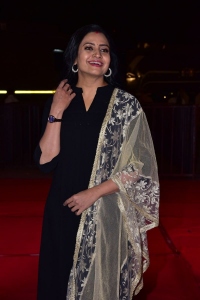 Actress Indraja Stills @ Skanda Pre Release Thunder
