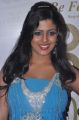 Tamil Actress Iniya Hot Images in Blue Sleeveless Long Dress