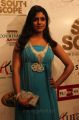 Tamil Actress Iniya  in Blue Sleeveless Long Dress Hot Images