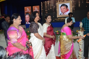 Kutty Padmini, Radhika, Poornima, Jayachitra @ Ishari Velan Statue Inauguration Photos