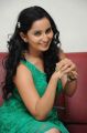 Actress Ishika Singh Green Dress Hot Stills