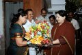 Actor Sivakumar wife Lakshmi welcomes CM Jayalalitha