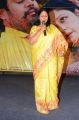 Telugu Actress Jayasudha Pics in Dark Yellow Saree