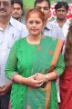 Telugu Actress Jayasudha Cute in Green Salwar Kameez Photos