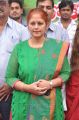 Telugu Actress Jayasudha New Cute Photos in Green Salwar