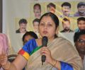 Actress Jayasudha in Silk Saree Pics