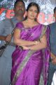 Telugu Actress Jayavani Violet Saree Cute Stills