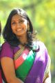 Telugu TV Anchor Jhansi Laxmi in Saree Photos