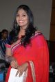 TV Anchor Jhansi Photos in Red Designer Saree