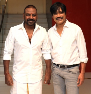 Raghava Lawrence, SJ Suryah @ Jigarthanda DoubleX Press Meet Stills