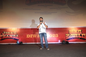 Santhosh Narayanan @ Jigarthanda DoubleX Press Meet Stills