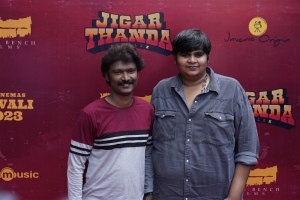 Karthik Subbaraj @ Jigarthanda DoubleX Press Meet Stills